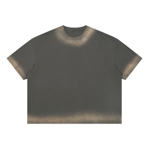 Unisex Boxy Sunfade Vintage Wash T-Shirt – Oversized Premium Streetwear Tee