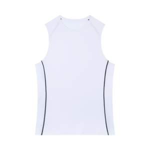 Men's Slim Fit Topstitch Tank Top – Premium Athletic Sleeveless Shirt