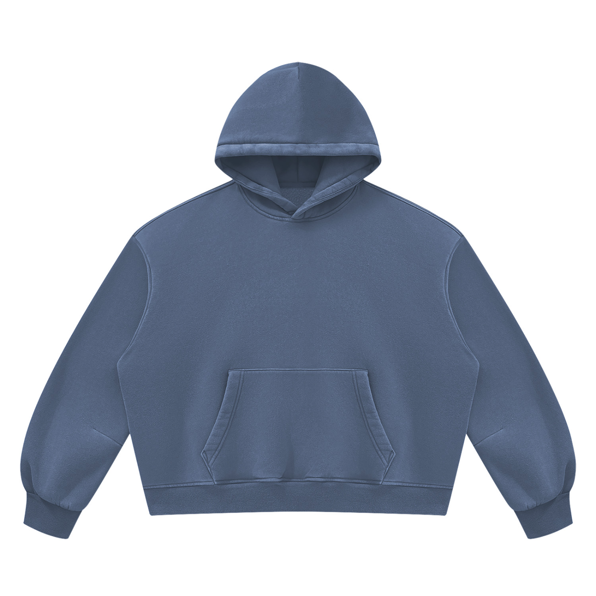 Unisex Vintage Wash Boxy Fleece Hoodie