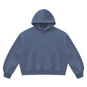Unisex Vintage Wash Boxy Fleece Hoodie