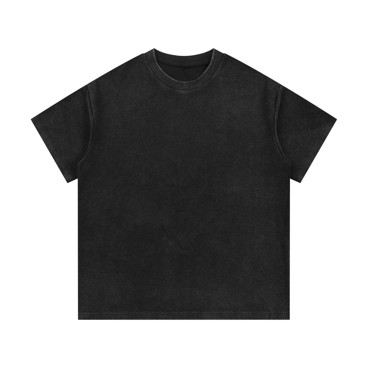 Mineral Wash Waffle Knit T-Shirt