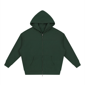 Unisex Loose Fit Full-Zip Hoodie – Premium Casual Streetwear Sweatshirt
