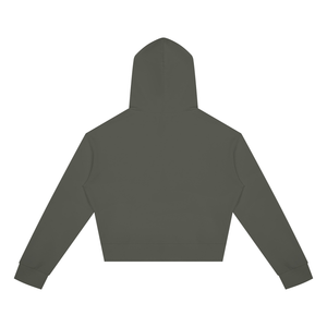 Women's Crop Full Zip Hoodie