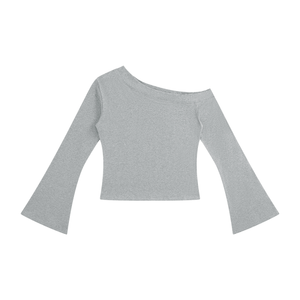 Women's Off-Shoulder Bell Sleeve T-Shirt