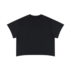 Unisex Boxy Raw Edge T-Shirt – Oversized Premium Cotton Streetwear Tee