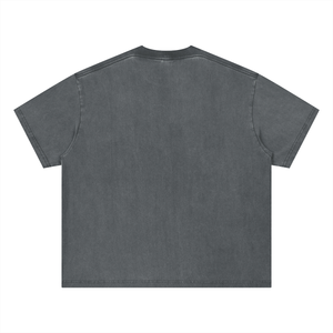Unisex Vintage Wash Boxy T-Shirt – Oversized Premium Streetwear Tee