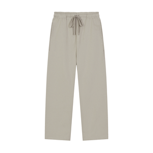 Solid Color Straight-Leg Sweatpants
