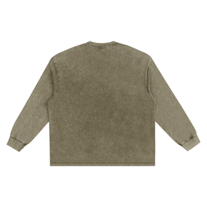 Snow Washed Frayed Edge T-Shirt