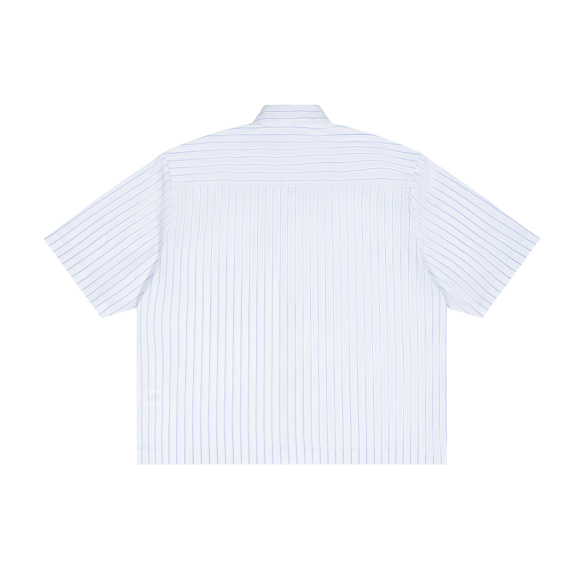 Unisex Striped Boxy Button-Up Shirt – Oversized Casual Streetwear Shirt