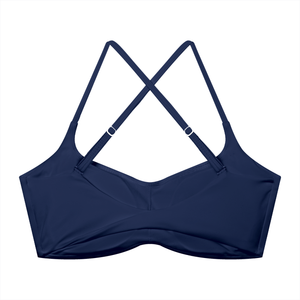 Women's Cropped Sports Bra – High Support Seamless Workout & Yoga Bra