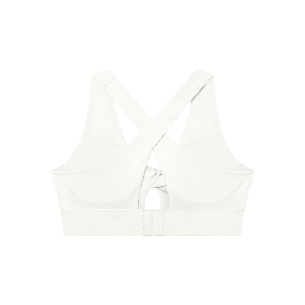 Women's Twist Front V-Neck Sports Bra – Seamless Medium Support Activewear Bra