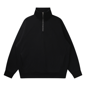 Quarter-Zip Drop Shoulder Sweatshirt