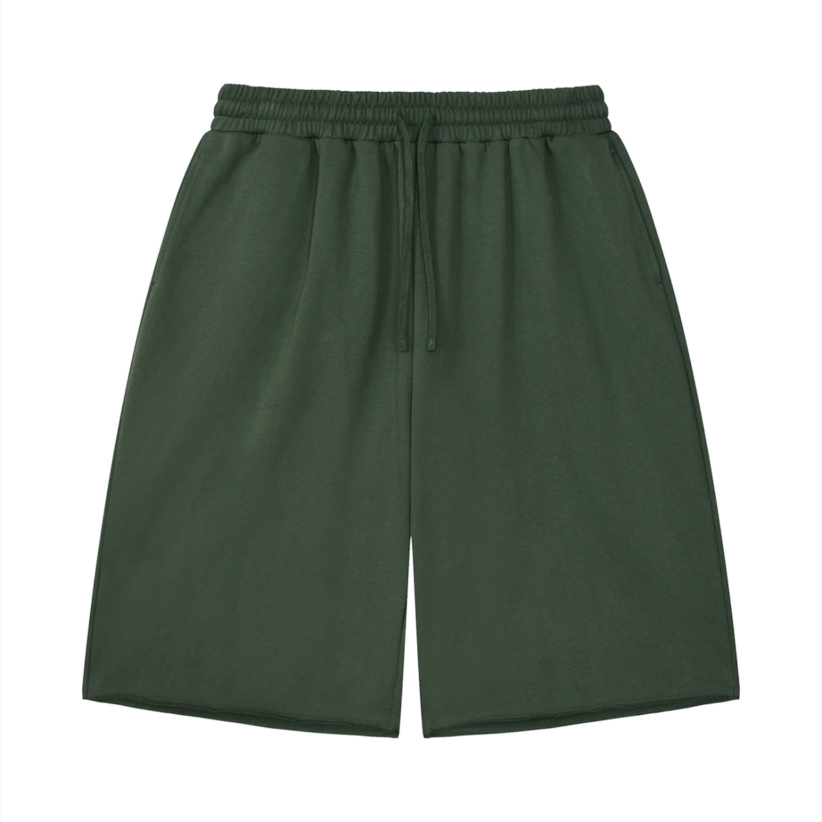 Unisex Loose Raw Edge Shorts