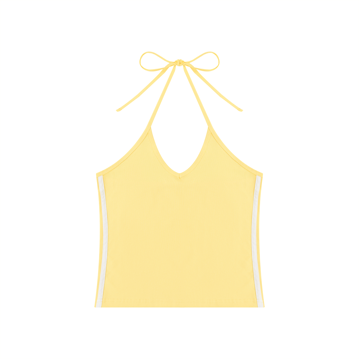 Women's Color Block Halter Crop Tank Top – Sleeveless Summer Essential