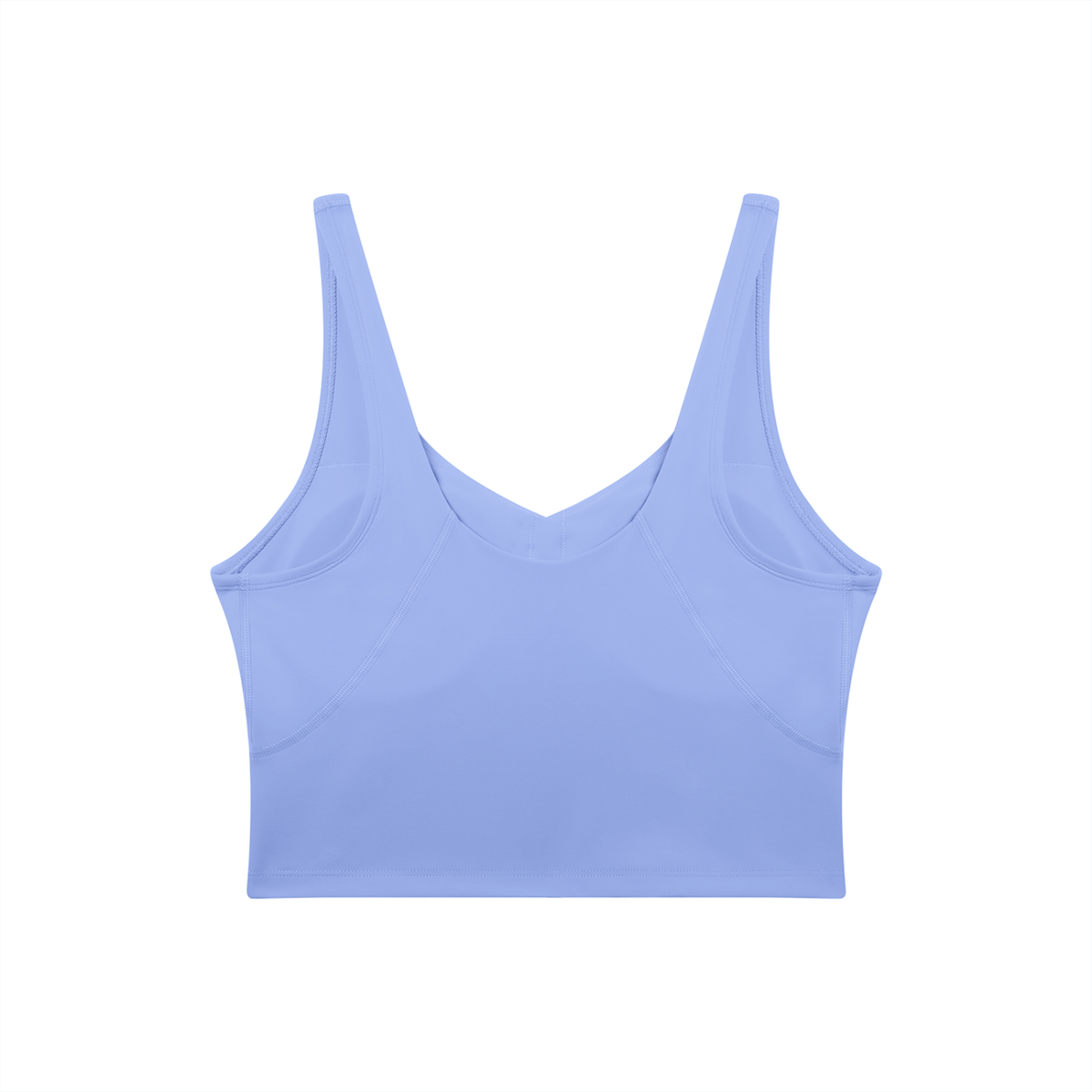 Women's V-Neck Yoga Sports Bra – Seamless Medium Support Workout & Activewear Bra