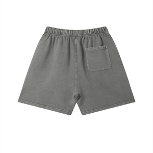Unisex Vintage Wash Cotton Shorts – Relaxed Fit Streetwear Shorts