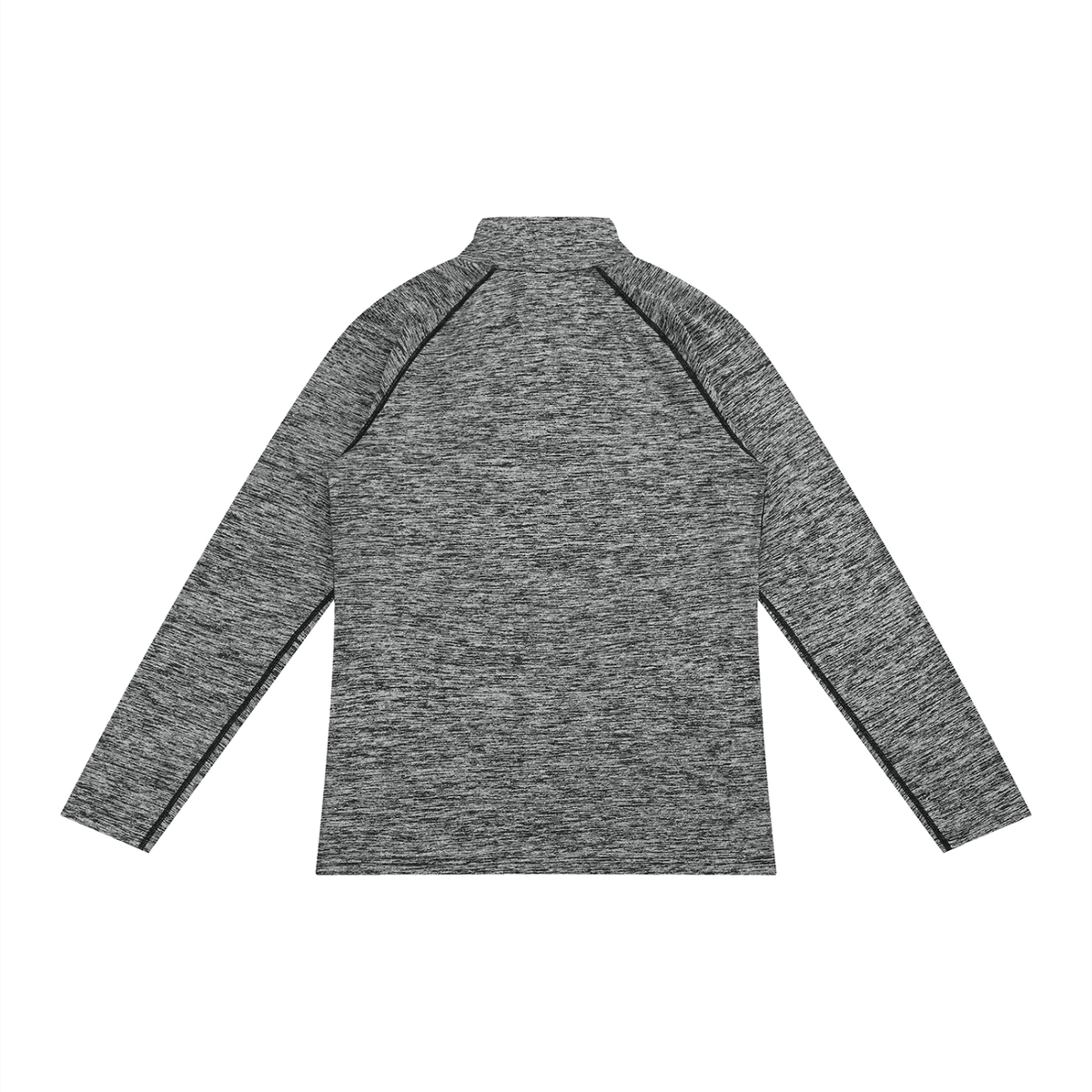Men's Quarter-Zip Performance Long Sleeve T-Shirt – Lightweight Athletic Training Top