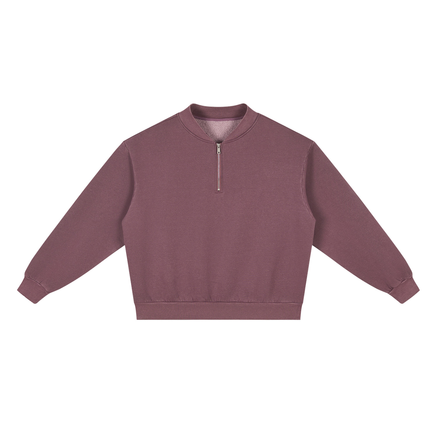 Unisex Vintage Wash Fleece Quarter Zip Sweatshirt
