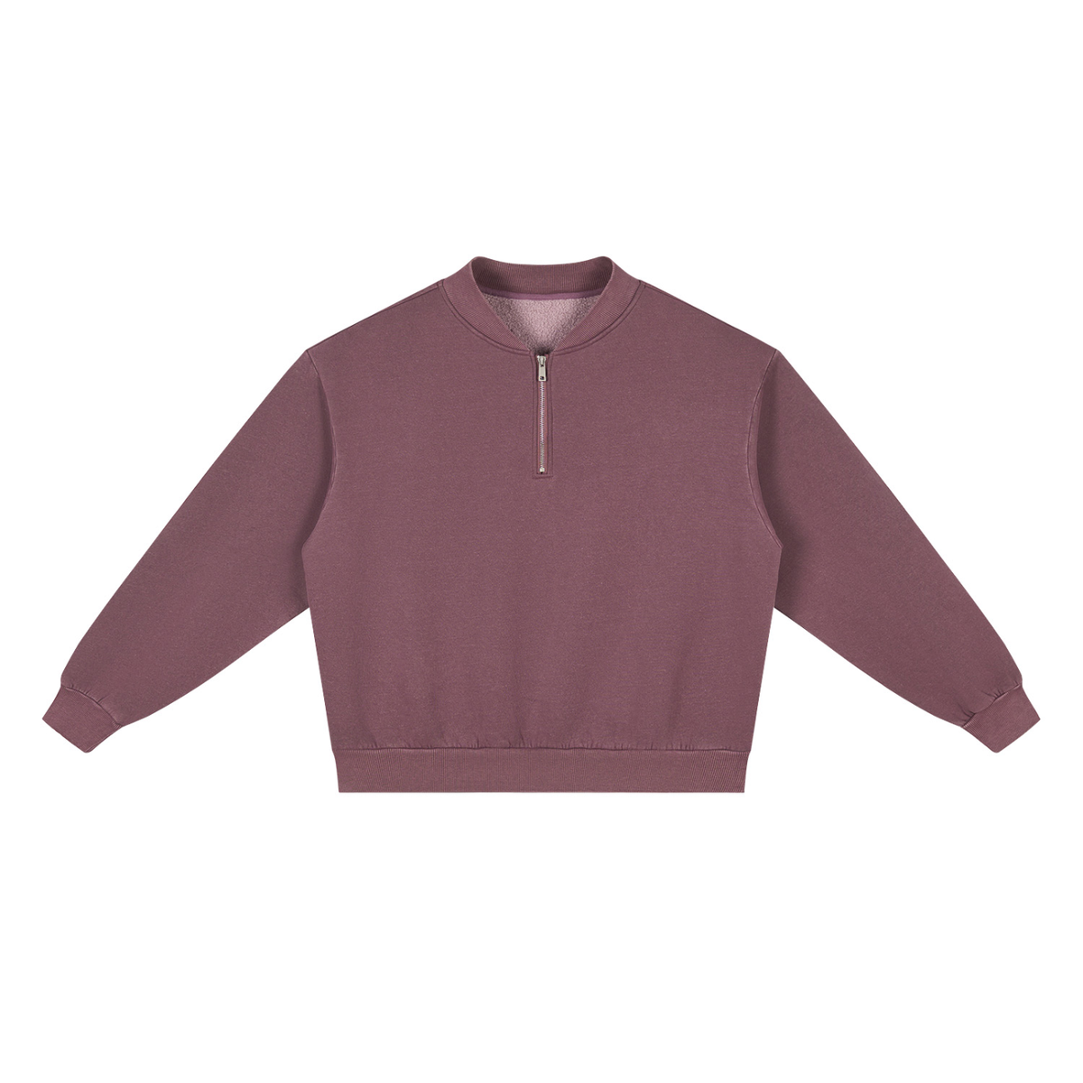 Unisex Vintage Wash Fleece Quarter Zip Sweatshirt