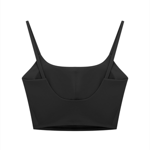 Women's Solid Color Sports Bra – Medium Support Activewear Bra