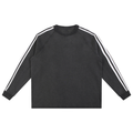 Snow Washed Contrast Tape Sweatshirt