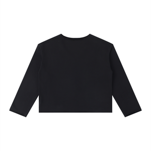 Women's Slim Cropped Full-Zip Hoodie – Fitted Athleisure Zip-Up Sweatshirt