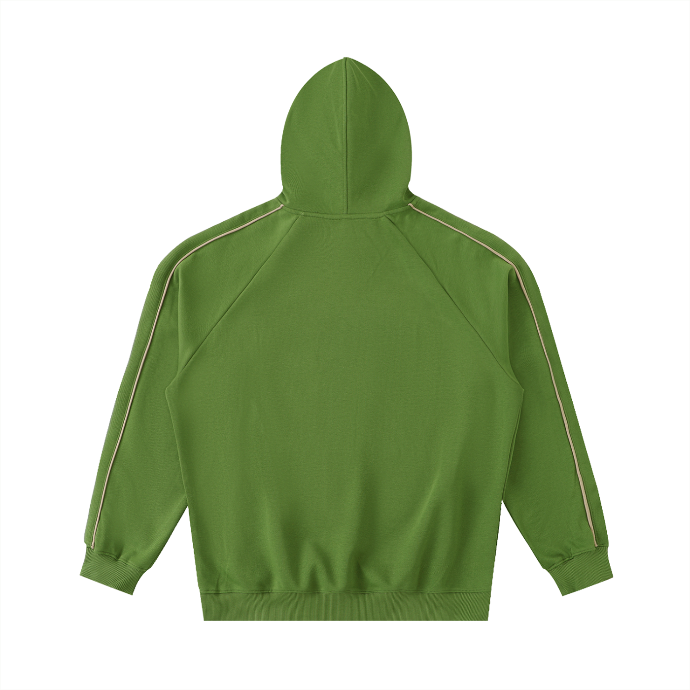 Contrast Piping Raglan Hoodie