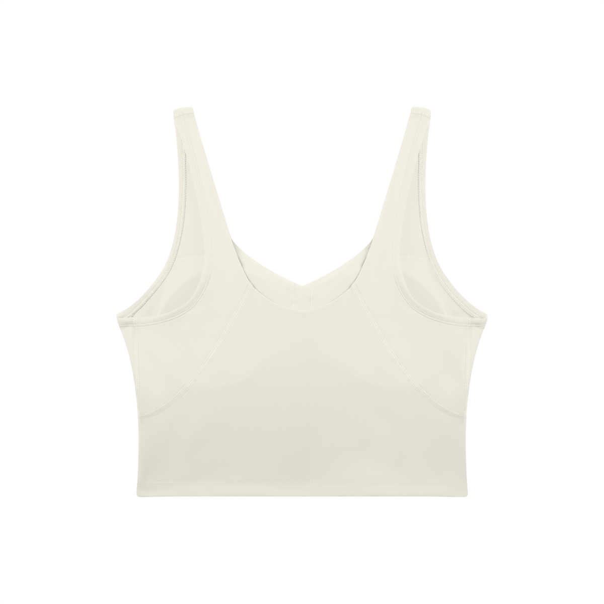Women's V-Neck Yoga Sports Bra – Seamless Medium Support Workout & Activewear Bra