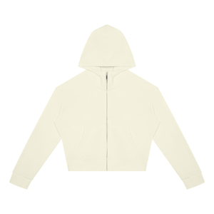 Women's Crop Full Zip Hoodie