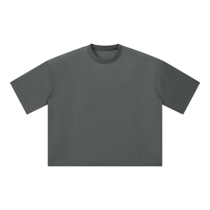 Unisex Boxy Mesh Crewneck T-Shirt – Oversized Breathable Streetwear Tee