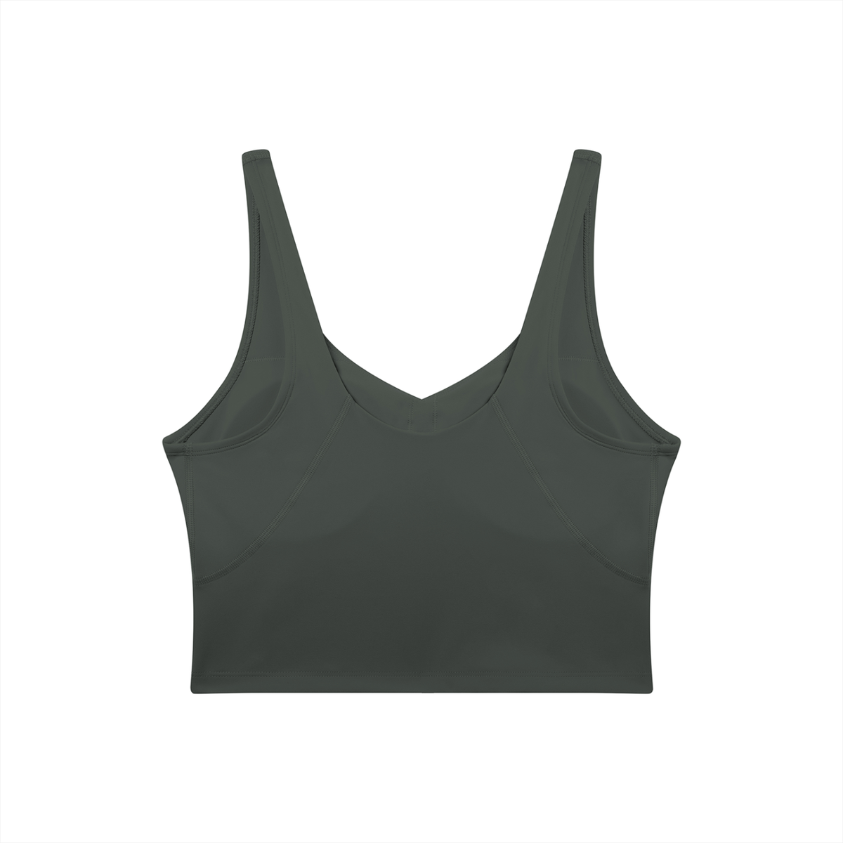 Women's V-Neck Yoga Sports Bra – Seamless Medium Support Workout & Activewear Bra