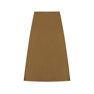Women's Solid Color Knit Maxi Skirt – High-Waisted Stretch Casual Skirt