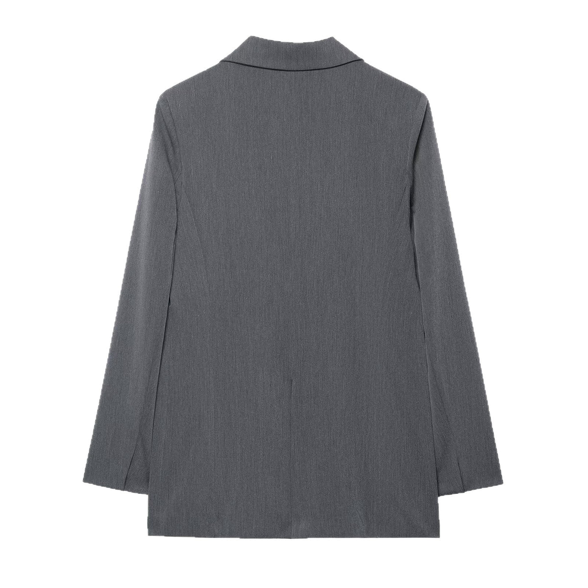 French-style Womens Fashion Versatile Double-breasted Blazer
