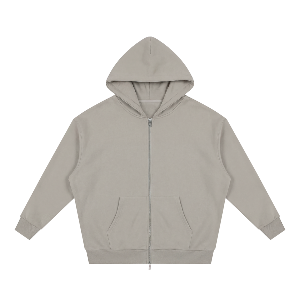 Unisex Loose Fit Full-Zip Hoodie – Premium Casual Streetwear Sweatshirt