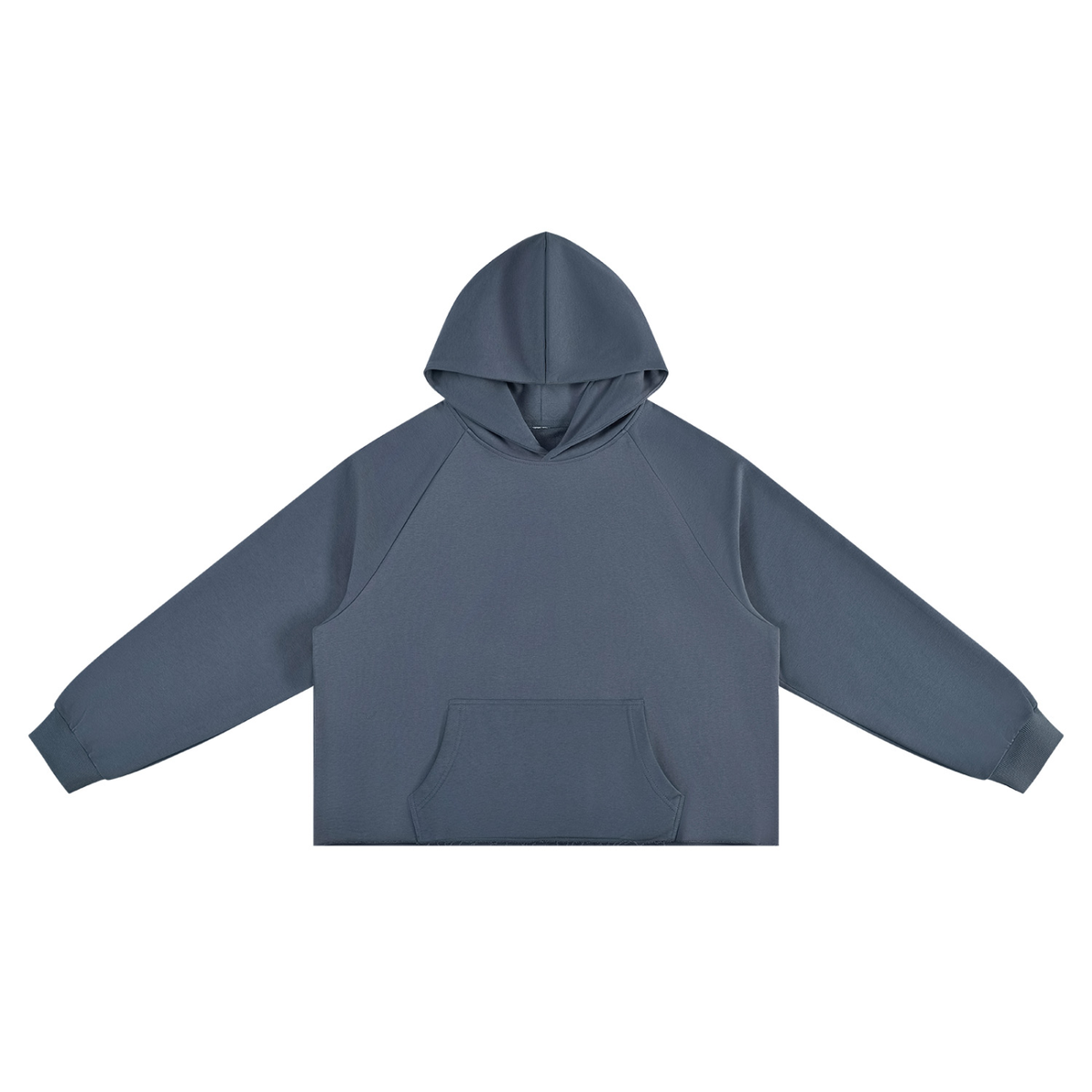 Unisex Vintage Wash Raw Edge Boxy Hoodie