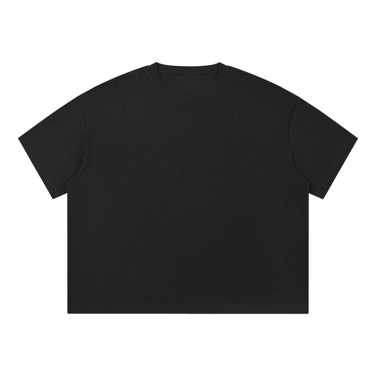 Unisex Waffle Boxy T-Shirt – Oversized Textured Streetwear Tee