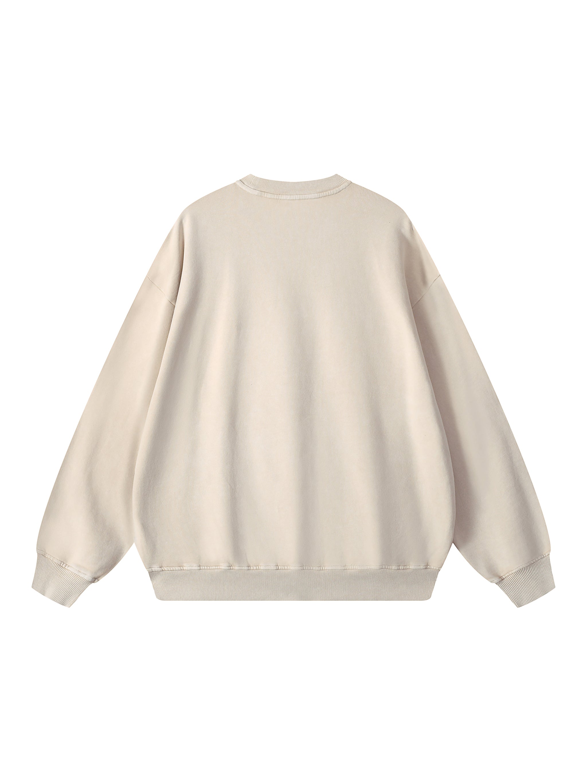 Snow Washed Oversized Sweatshirt – Premium Unisex Heavyweight Streetwear Pullover