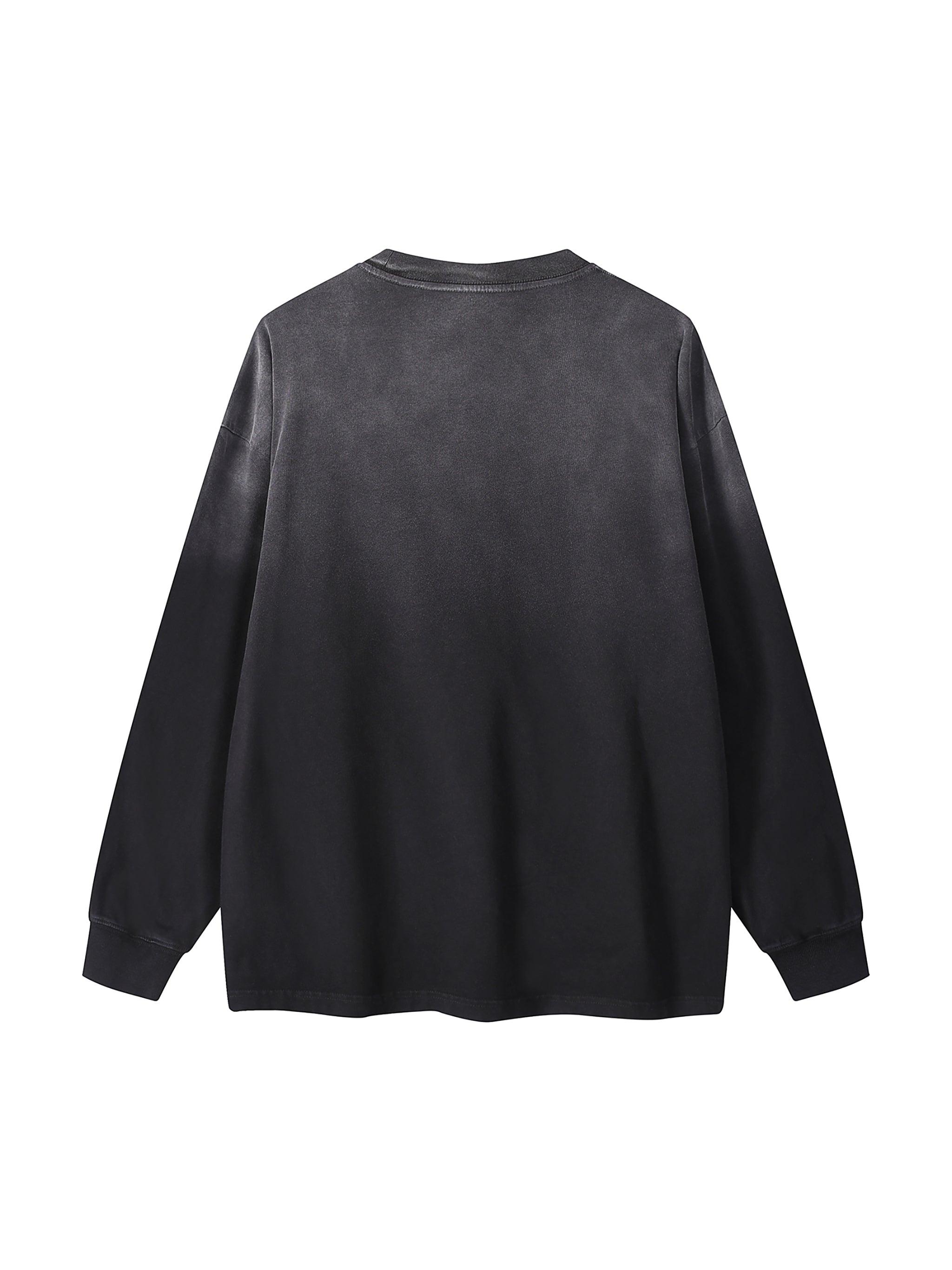 Gradient Washed Long Sleeve T-Shirt