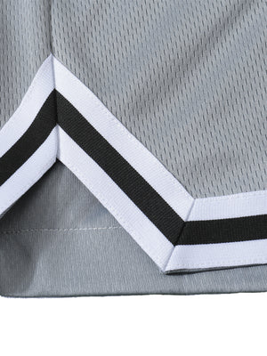 Classic Stripe Trim Basketball Shorts