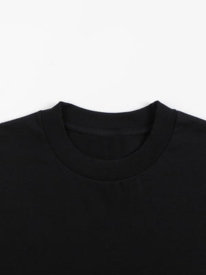 Crew Neck Drop Shoulder Long Sleeve Shirt