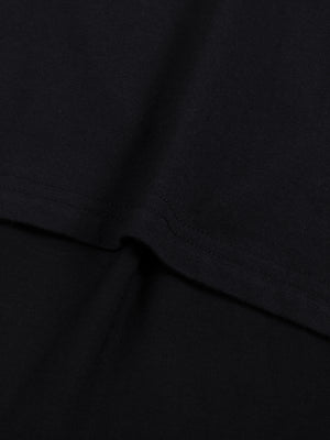 Crew Neck Drop Shoulder Long Sleeve Shirt