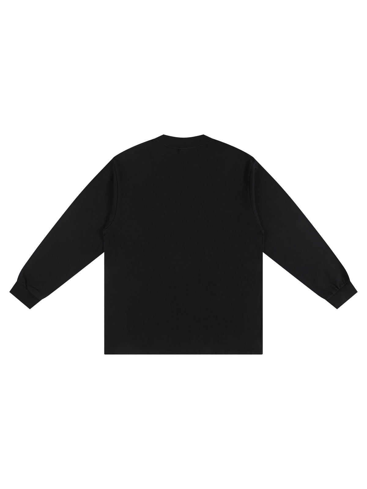 Crew Neck Drop Shoulder Long Sleeve Shirt