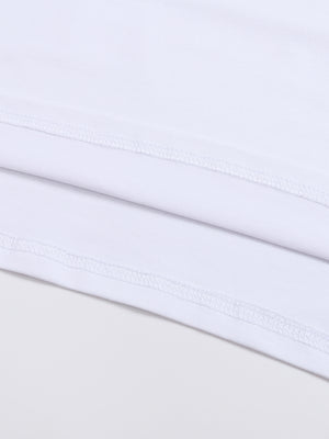 Fitted Crop Cotton T-Shirt