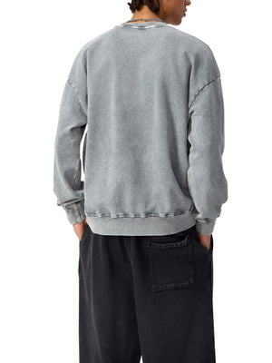 Snow Washed Oversized Sweatshirt