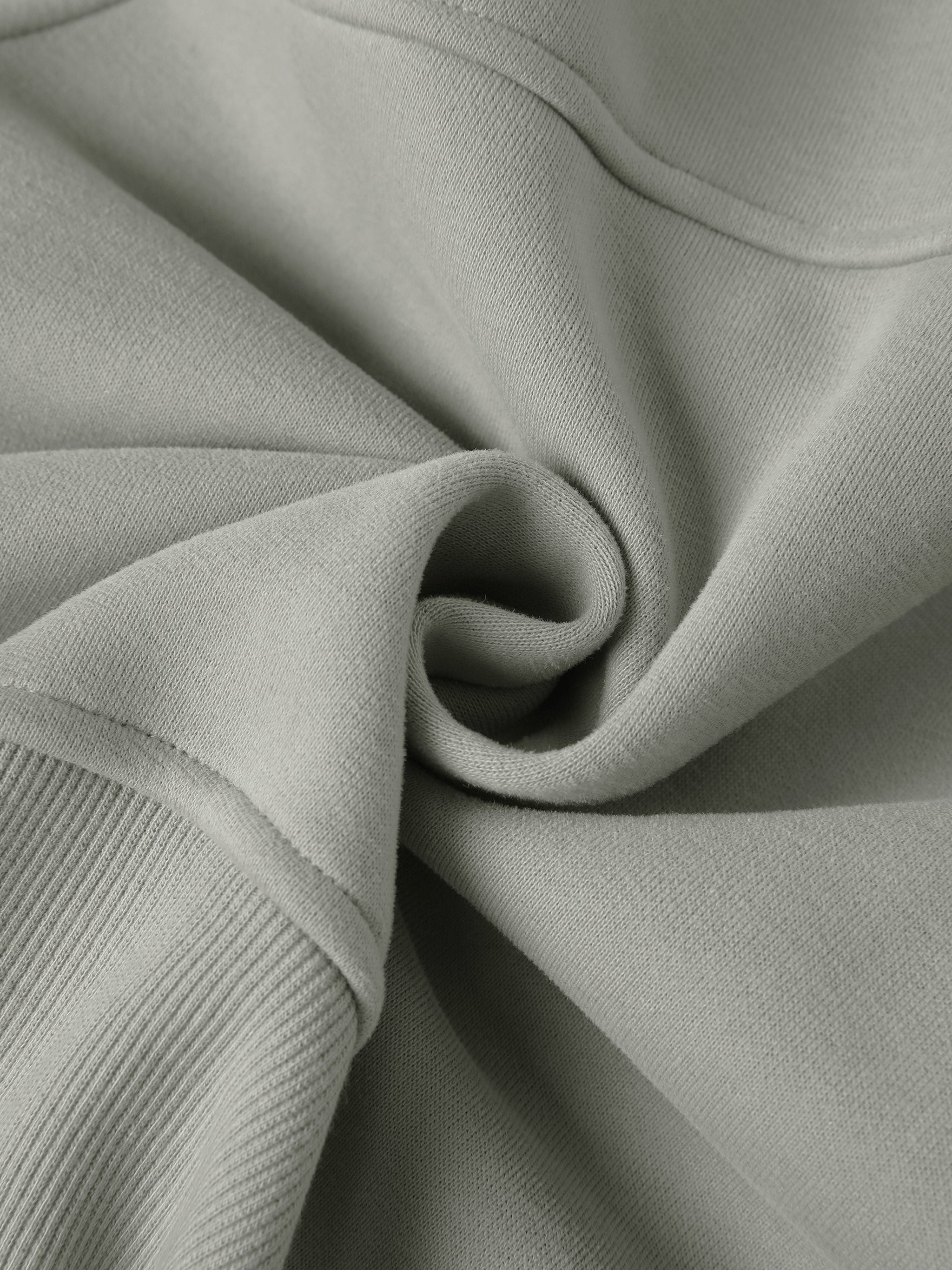 Cropped Zip-Through Hoodie