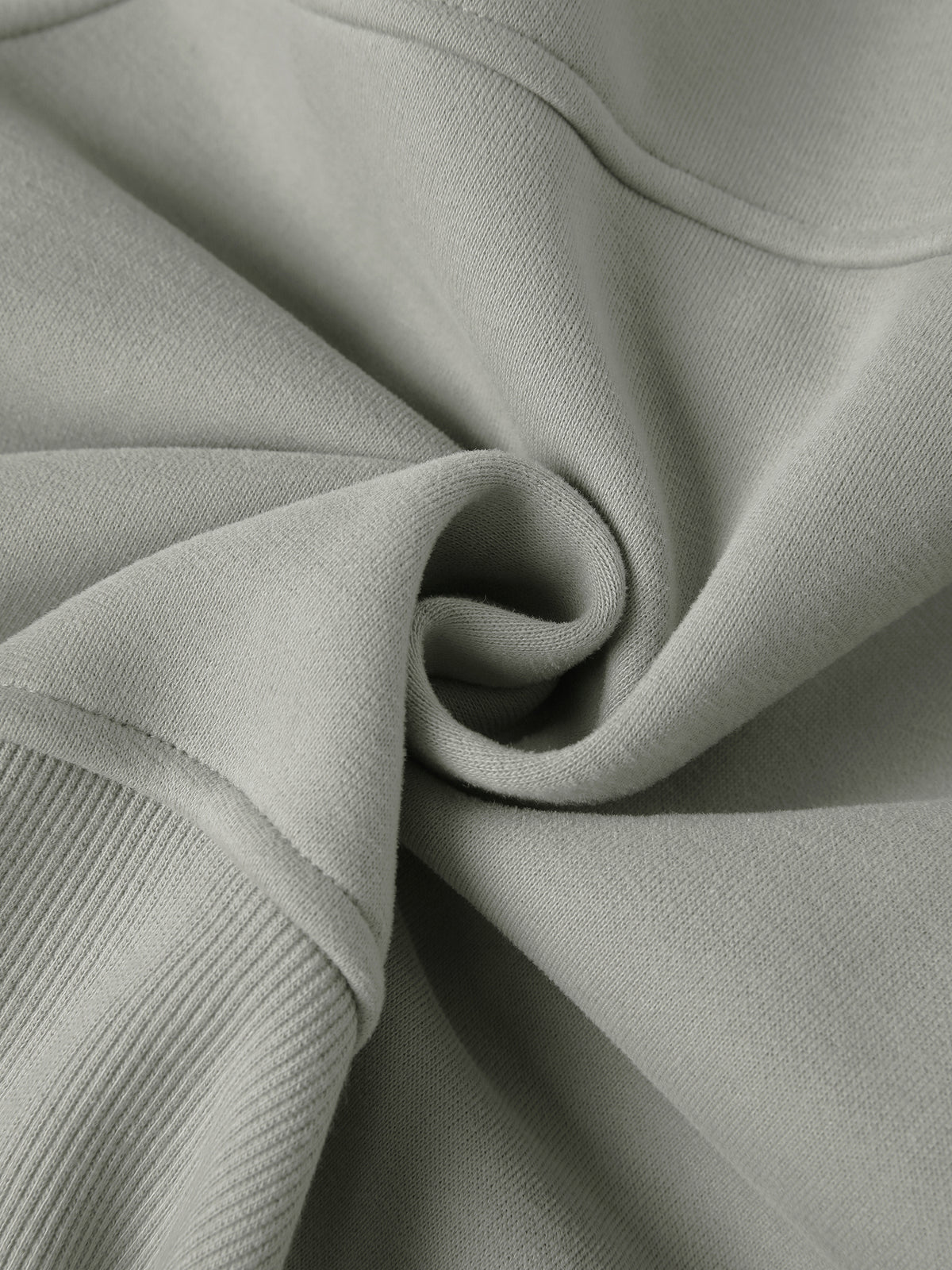 Cropped Zip-Through Hoodie