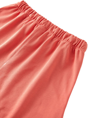 Unisex Earth Tone Loose Fit Cotton Shorts