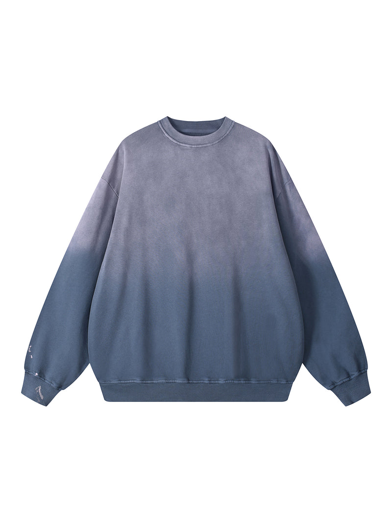 Sunfade Drop-Shoulder Cotton Sweatshirt