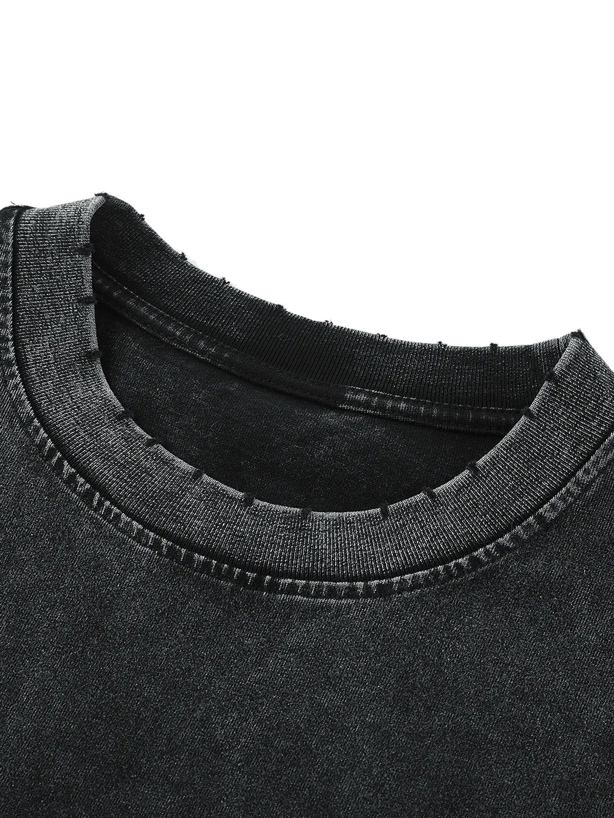 Snow Washed Frayed Hem Tank Top