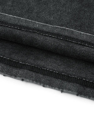 Snow Washed Frayed Hem Tank Top